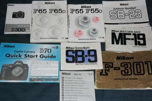 Nikon Instruction Manuals and Guides