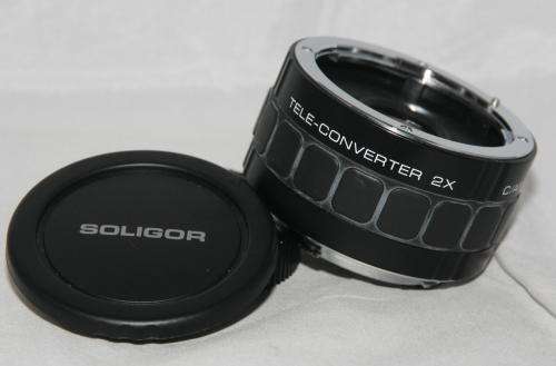 SOLIGOR C/D7 DG Teleconverter Extender 2X for CANON