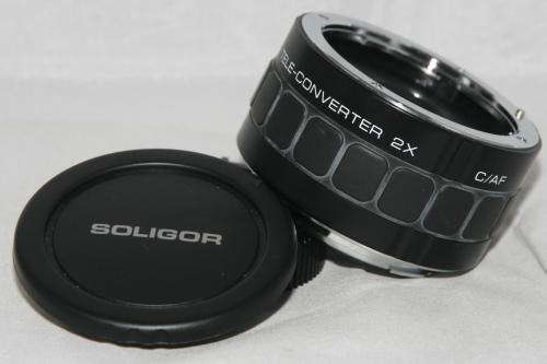 SOLIGOR C/D7 DG Teleconverter Extender 2X for CANON