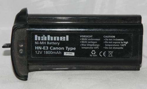 Hahnel replacement Canon NP-E3 Battery for Canon EOS-1D, 1DS & 1D Mark II, 1D Mark II N