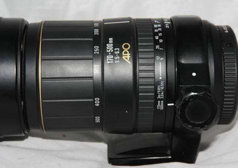 Sigma 170-500mm F5-6.3 APO for Nikon