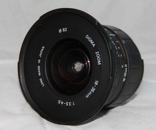 Sigma 18-35mm f/3.5-4.5 D  (FX)  budget Full Frame Nikon Lens