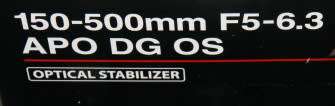 Sigma 150-500mm f/5-6.3 DG OS HSM APO ***Nikon Mount***