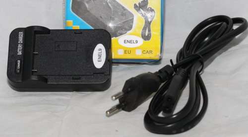 Nikon EN-EL9 replacement battery charger for Nikon D5000 D3000 D40 D40X D60