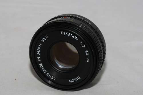 Ricoh 50mm f/2 manual focus lens