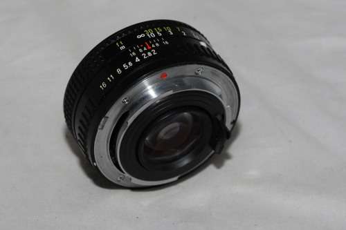 Ricoh 50mm f/2 manual focus lens