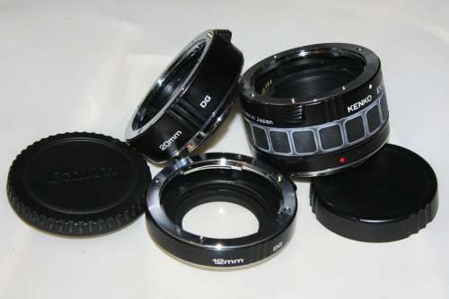 Kenko Digital Macro Extension Tube set for Canon ***with electrical contacts***
