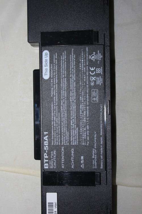 RECHARGEABLE BTP-58A1 BATTERY FOR ACER