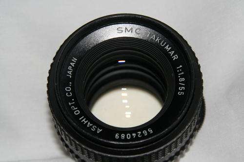 SMC Takumar f/1.8 55mm Lens M42 screw mount