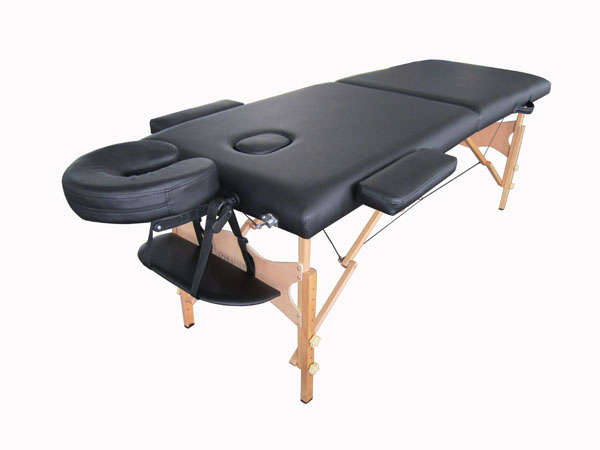 2 section RED portable Massage Table