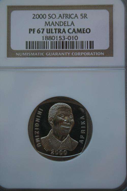 PF 67 ULTRA CAMEO 2000 MANDELA NGC GRADED + FREE 90th BIRTHDAY GIFT