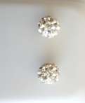 Wholesale batch of 10 pairs -  925 sterling silver 5mm glitterball studs