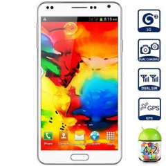 5.5 inch 3G Unlocked Phone M-HORSE N9000W Android 4.2 MTK6572M Dual Core 1.2G in pink