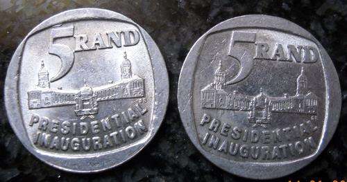 2 x 1994 Presidential Inauguration Coins Plus 2 x 2008 90th Birthday Stamps -Bid is for the lot