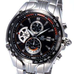 EF 543D-1AV Casio Original gents s/steel strap 100M