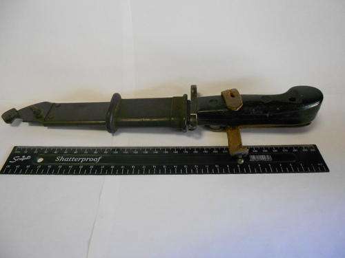 AK47 bayonet with black scabbard - as per scan