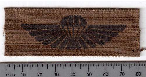 SA army air supply instructor cloth breast badge, material printed - as per scan