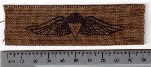 Copy of basic parachute wing for work dress, material printed - as per scan