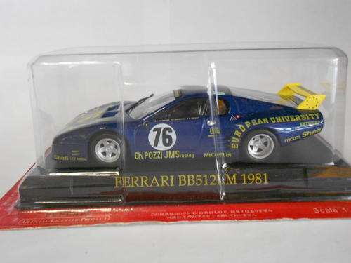 Ferrari BB512LM 1981 model car scale 1:43, Ferrari official licensed product - as per scan*