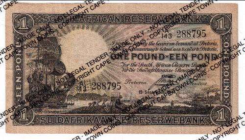 J Postmus One Pound banknote A143 - EXCELLENT