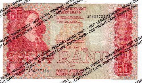 CL Stals 1st issue R50 banknote - as per scan