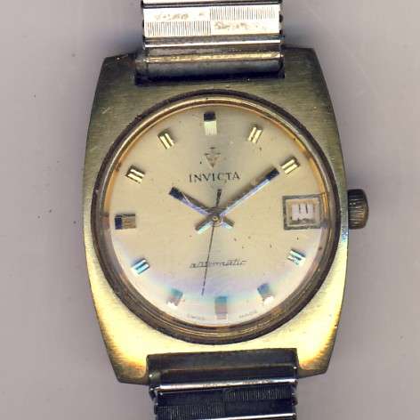 Invicta automatic men wristwatch, working - as per scan