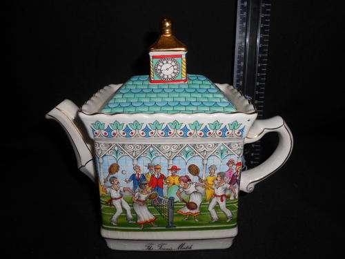 Sadler Championship, The tennis match teapot, has alot of Hairlines cracks - as per scan*