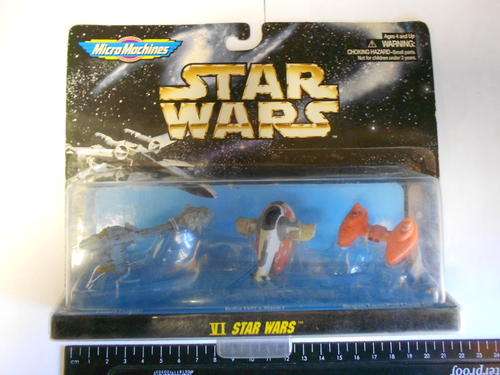 Micro Machines Star Wars vehicle set VI, sealed in pack - as per scan