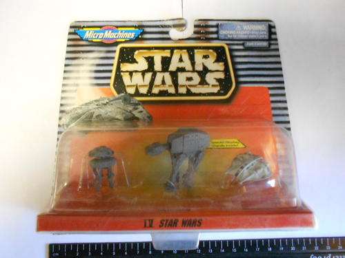 Micro Machines Star Wars vehicle set IV, sealed in pack - as per scan