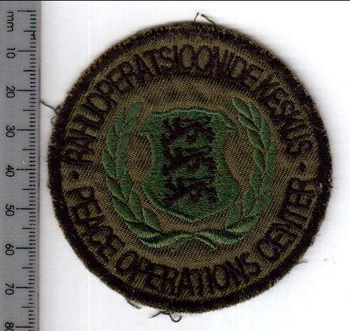 Peace Operations Center cloth badge - @ CRAZY R1 start