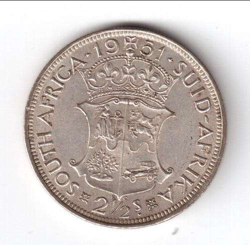 SAU 1951 2 1/2 shilling - as per scan*