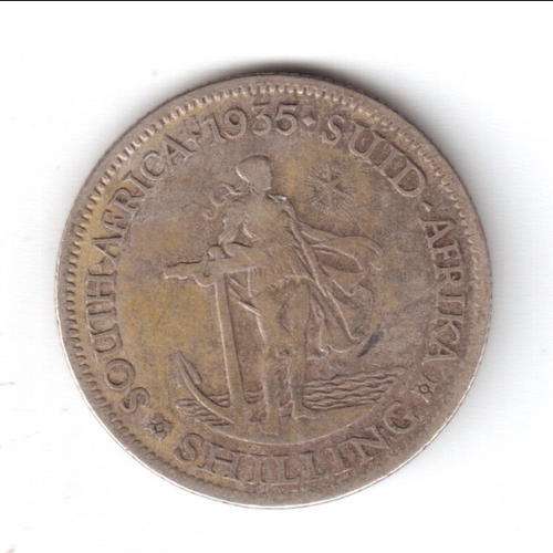 1935 SAU one shilling - CRAZY WEDNESDAY