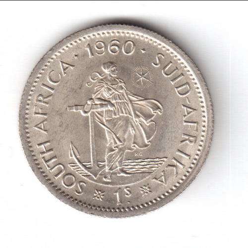 1960 SAU one shilling - CRAZY WEDNESDAY