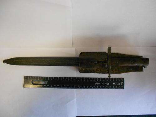 Carcano bayonet WW2;for the Carcano rifle- as per scan