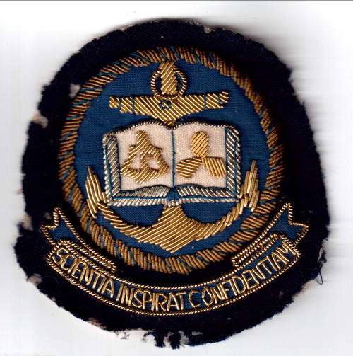 Navy Bullion wire badge - CRAZY R1 AUCTION