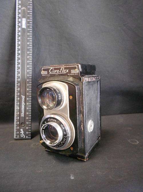Ciro-Flex with a f=3.5 Wollensak 85mm lens - as per scan