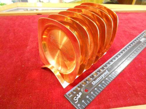 Set of 6 Copper coasters of wildlife with stand @ crazy R1 start