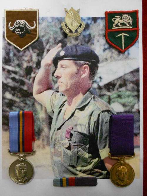 Rhodesia Meritorious Conduct medal ( MCM ) of Selous Scout plus General Service medal and lots more