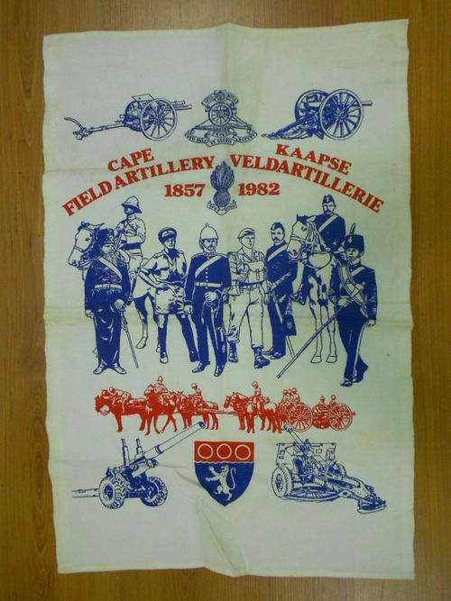Cape field artillery commemorative detail, size 70cm x 46cm - as per scan