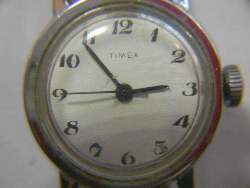 Timex ladies manual wind wristwatch, working - as per scan