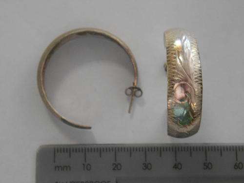 Silver earrings - CRAZY R1 AUCTION