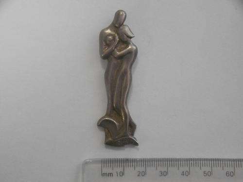 Silver pendant- man and women CRAZY WEDNESDAY