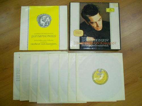 Beethoven 9 Symphonien complete set with 8 records and booklets - as per scan