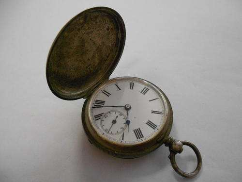 Silver pocketwatch, made in Birmingham 1883 as per hallmark - as per scan