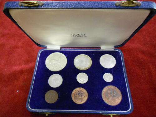 1955 SAU Proof set, bought from collector as proof set but it is impaired, some have light scratches