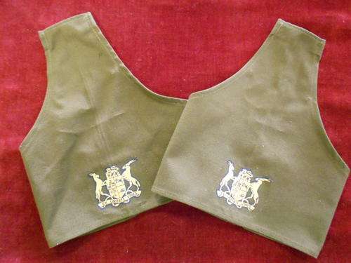 Pair of SADF Warrant officer second class rank sleeves - as per scan