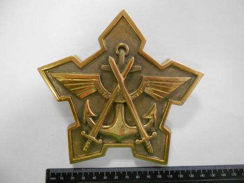 Brass South African Defense Force ( SADF ) emblem  - as per scan