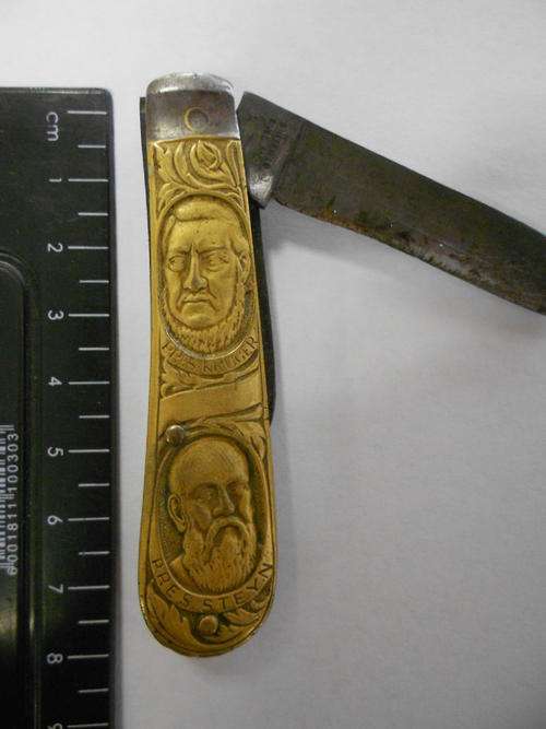 Pres. Kruger, Pres. Steyn, Pres. Swart and Dr. Verwoerd pocket knife by Joseph Rodgers and sons