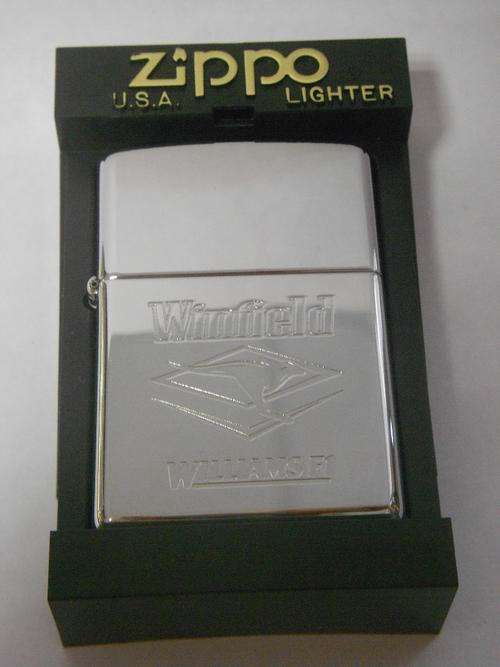 Winfield Williams F1 ZIPPO, high polished in Zippo case - as per scan