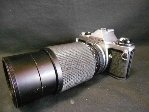 Pentax ME camera with SP Zivnon 80-205mm F1:3.5 lens